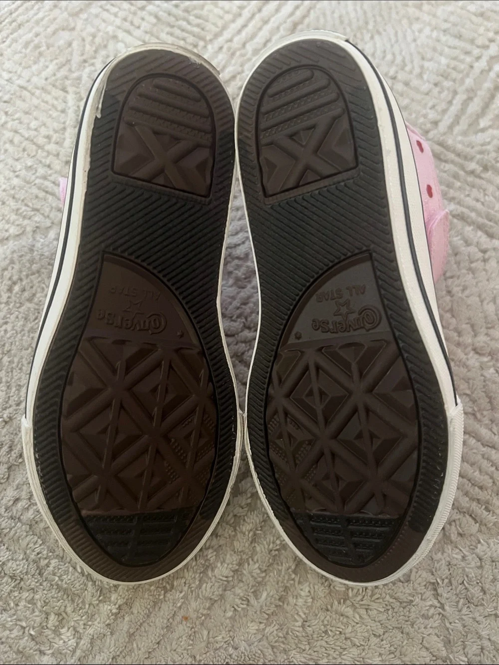 Youth Girl’s Converse CTAS 1V HI Valentine’s Day Sneakers